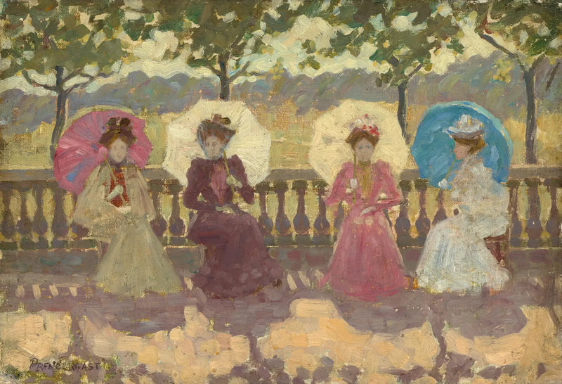 パリの公園 - モーリス・プリンダーギャスト

Source:
Dans le parc, Paris - Maurice Prendergast