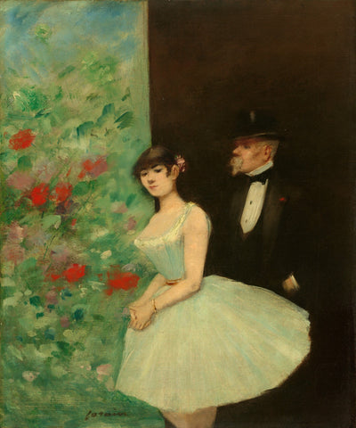 Dans les coulisses - Jean-Louis Forain - Alpha Reproduction