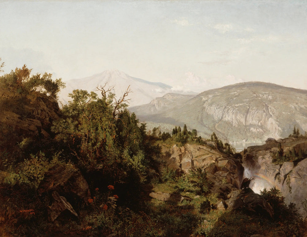 Dans les montagnes Adirondack - William Trost Richards image 1 tableau peint à l’huile sur toile