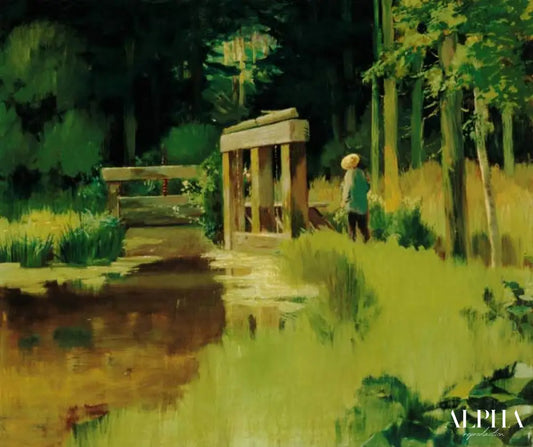 Dans un parc - Edouard Manet - Reproductions de tableaux et peintures haut de gamme