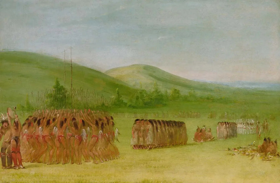 バレーダンス、チョクトー - ジョージ・キャトリン

Source:
Danse de balle, Choctaw - George Catlin