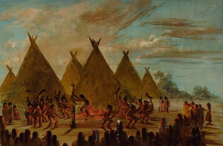 戦争の踊り、スー族 - ジョージ・キャトリン

Source:
Danse de guerre, Sioux - George Catlin