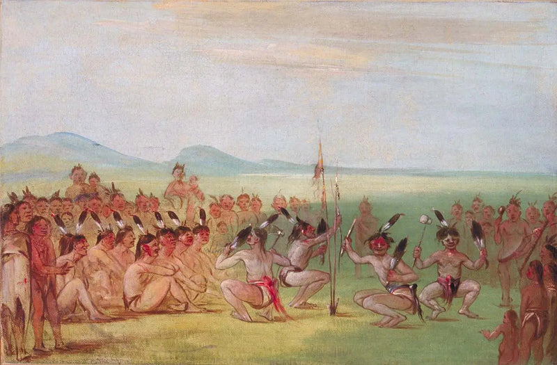 鷲の舞い、チョクトー - ジョージ・キャトリン

Source:
Danse de l'aigle, Choctaw - George Catlin