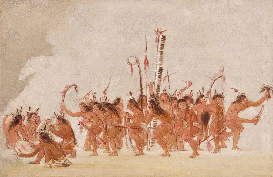 ダンス・デ・ブラーヴ、オジブワ - ジョージ・キャトリン

Source:
Danse des Braves, Ojibwa - George Catlin