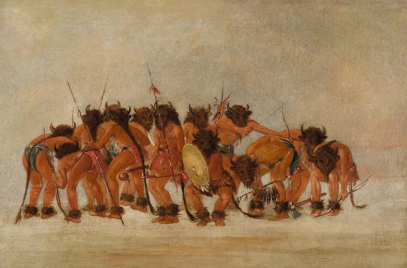 バッファローの踊り、マンデン - ジョージ・キャトリン

Source:
Danse du buffle, Mandan - George Catlin