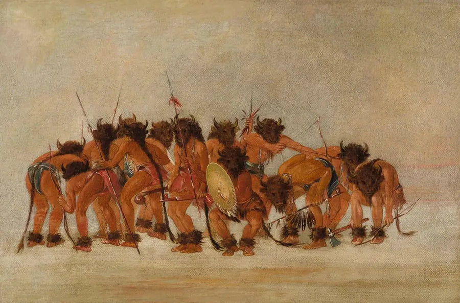 バッファローの踊り、マンデン - ジョージ・キャトリン

Source:
Danse du buffle, Mandan - George Catlin