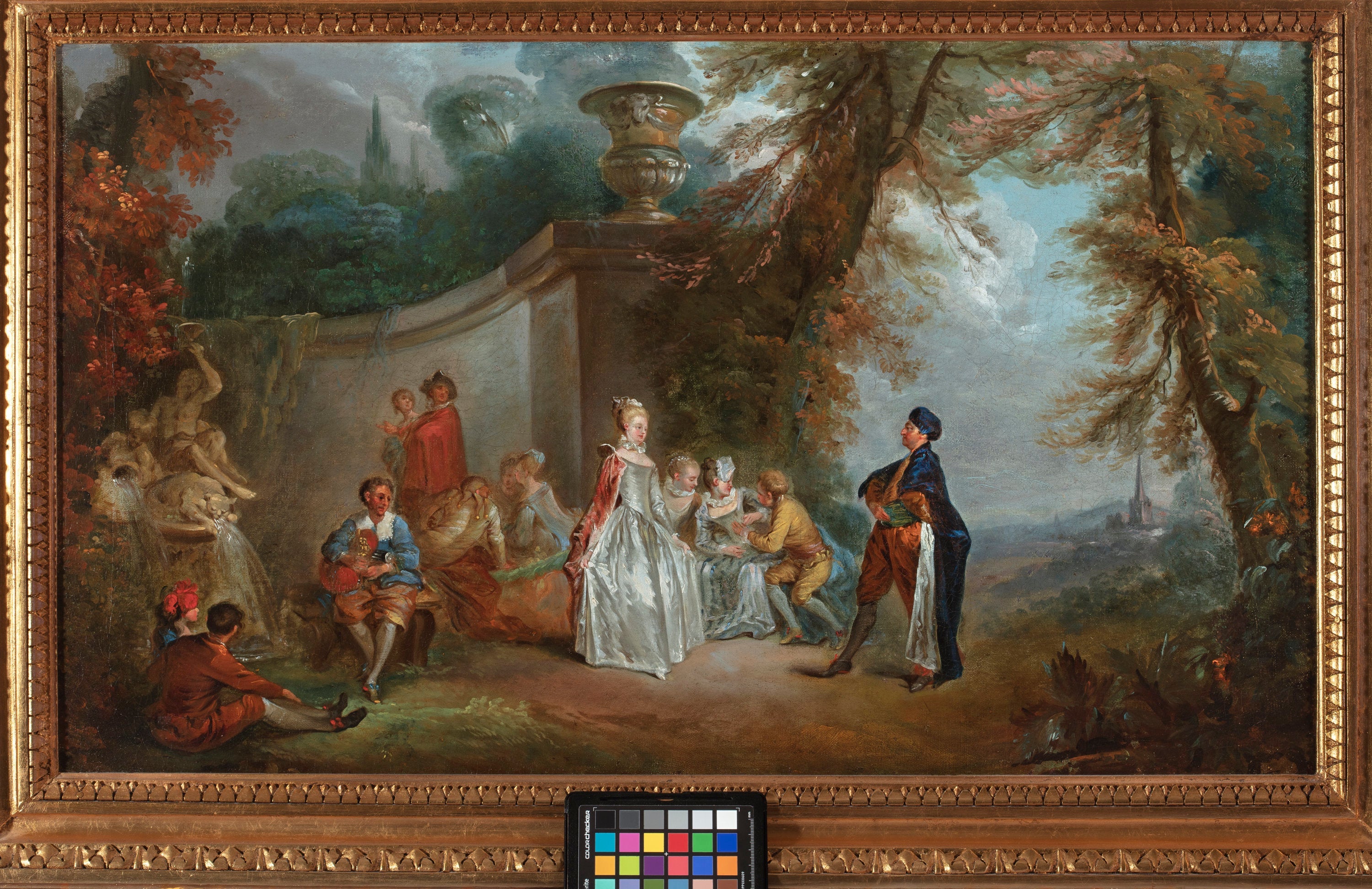 Danse vénitienne (Fêtes Vénitiennes) - Antoine Watteau - Alpha Reproduction
