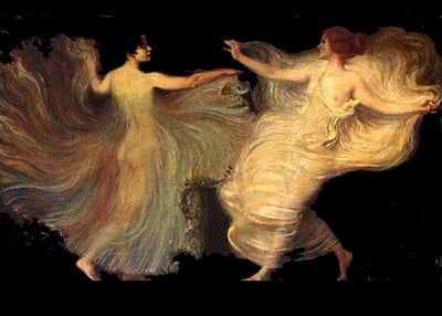 Reproduction du tableau « Danseurs - Franz Von Stuck » par Alpha Reproduction en peinture à l’huile