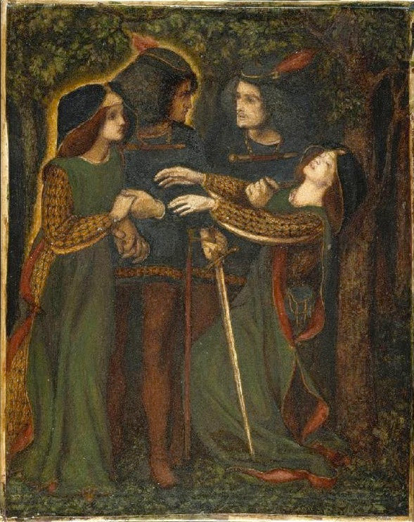 Comment ils se rencontrèrent eux-mêmes - Dante Gabriel Rossetti