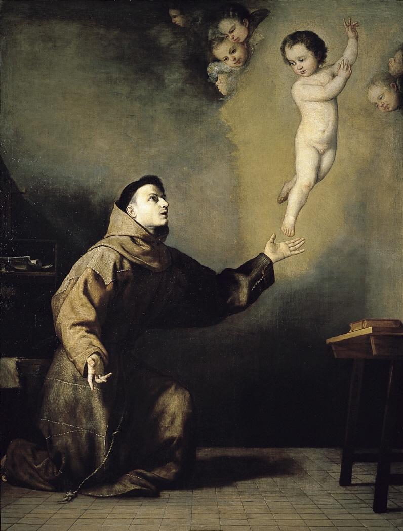 Das Christuskind erscheint dem hl. Antonius von Padua - Jusepe de Ribera image 1 reproduction réalisée par Alpha Reproduction
