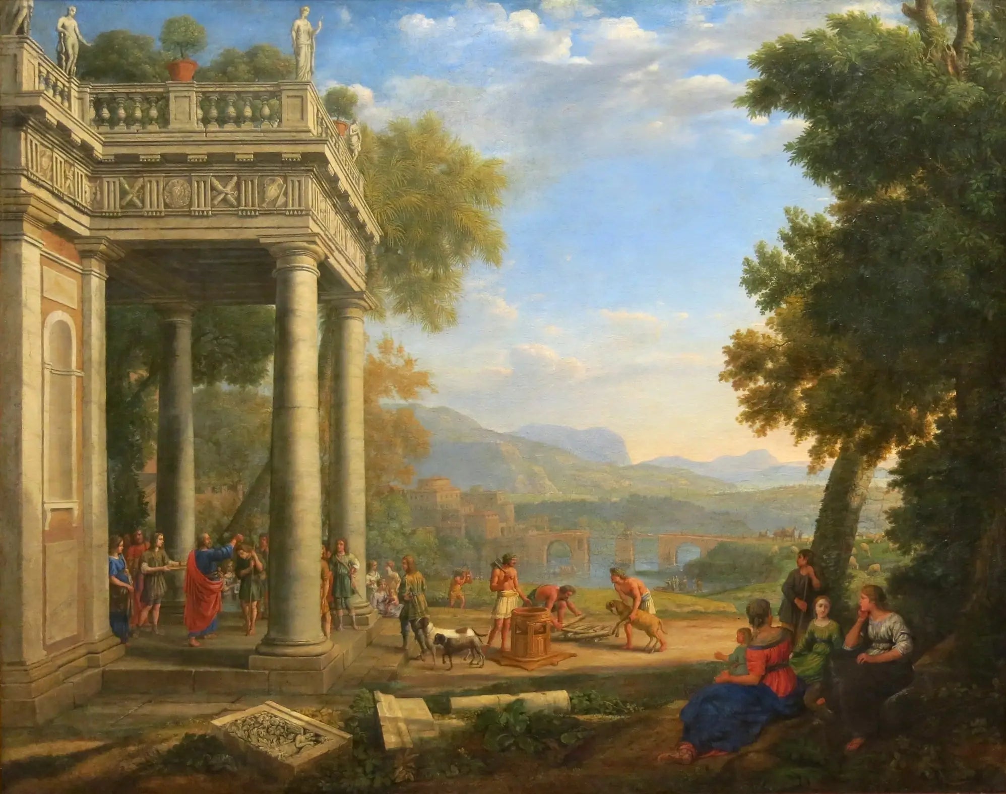 David sacré roi par Samuel - Claude Lorrain image 1 reproduction d’œuvre d’art à l’huile