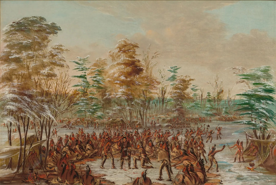 イロコイの村で平和を求めるトンティ。1680年1月2日 - ジョージ・キャトリン

Source:
De Tonty demandant la paix dans le village iroquois. 2 janvier 1680 - George Catlin