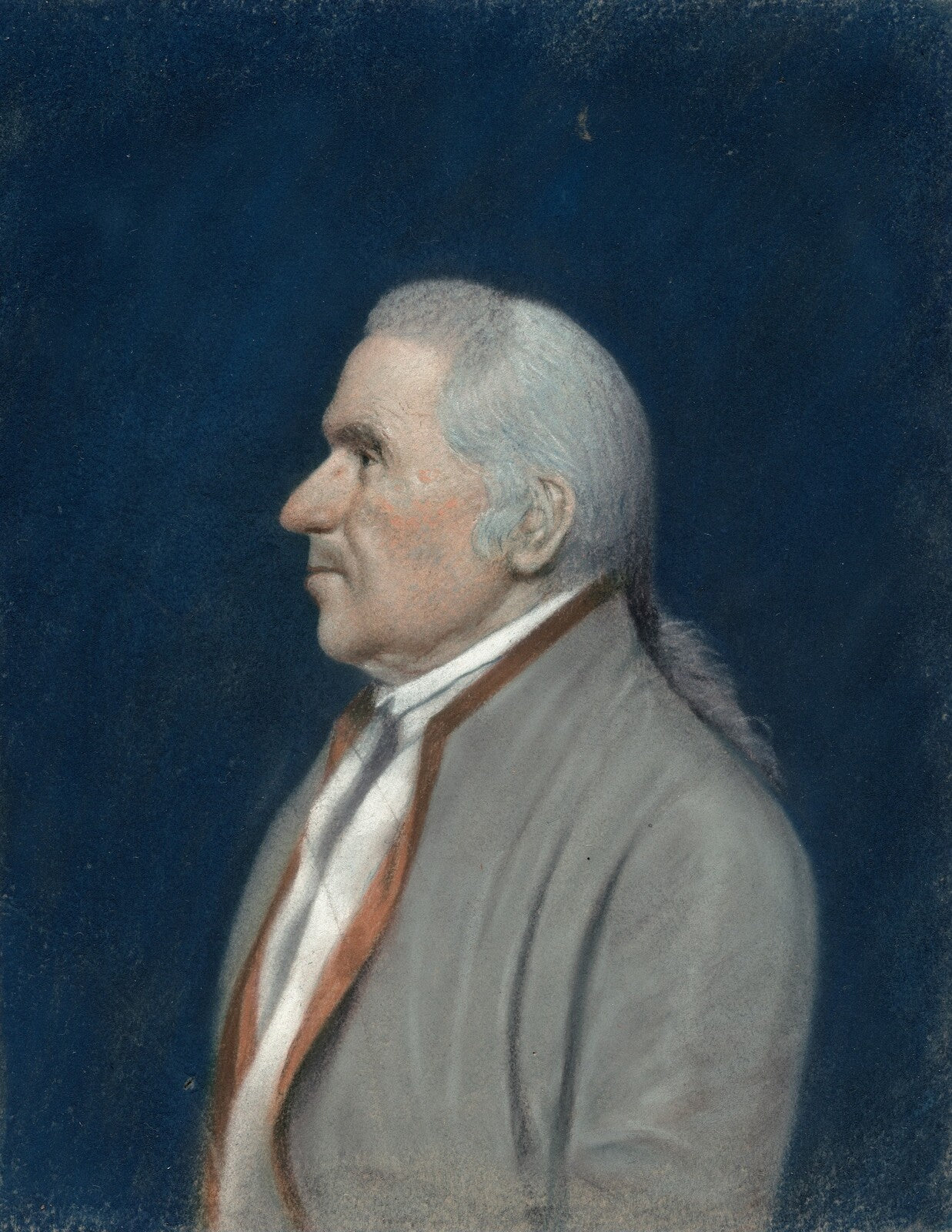Dr. John Bard, Attributed to James Sharples, c. 1793-1799 — pastel, National Gallery of Art
