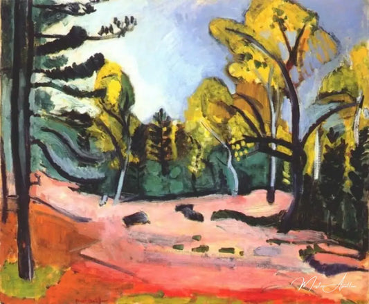 Défrichement dans les bois de Fontainebleau - Matisse - Reproductions de tableaux et peintures haut de gamme