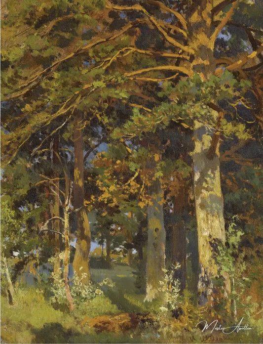 Défrichement des forêts - Ivan Shishkin - Reproductions de tableaux et peintures haut de gamme