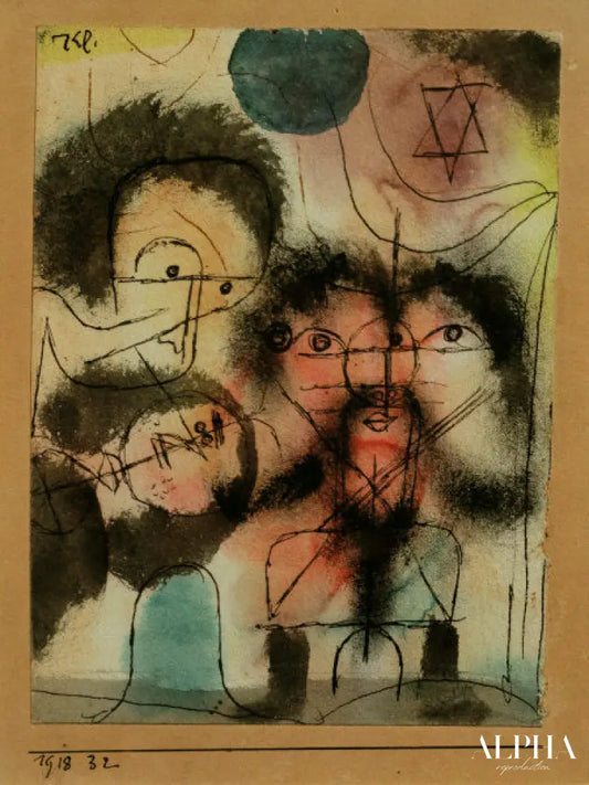 Démons, 1918 - Paul Klee - Reproductions de tableaux et peintures haut de gamme