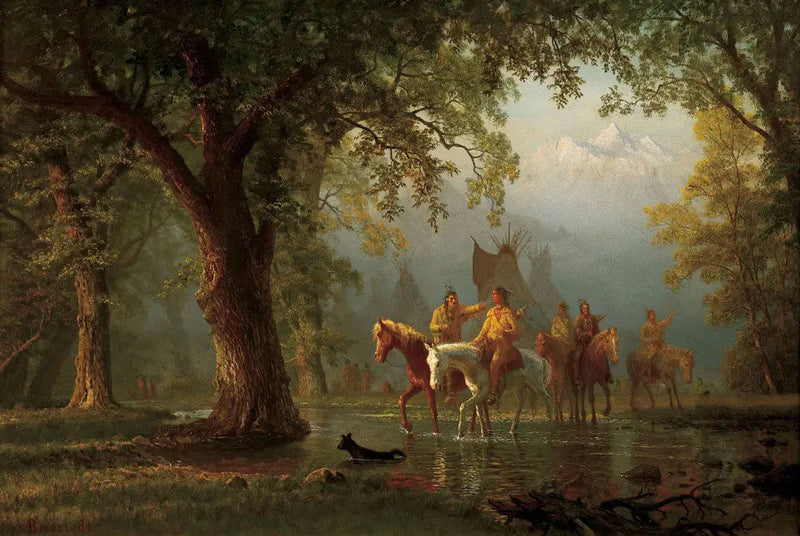 インド戦争グループの出発 - アルバート・ビアシュタット

Source:
Départ d'un groupe de guerre indien - Albert Bierstadt