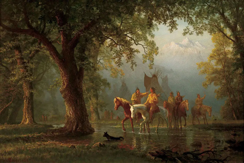 インド戦争グループの出発 - アルバート・ビアシュタット

Source:
Départ d'un groupe de guerre indien - Albert Bierstadt