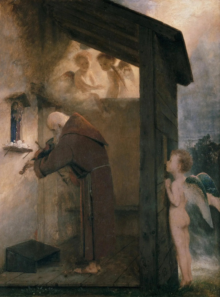アルノルド・ベックリンの油彩画のレプリカ

Source:
Q107435804 - Arnold Böcklin