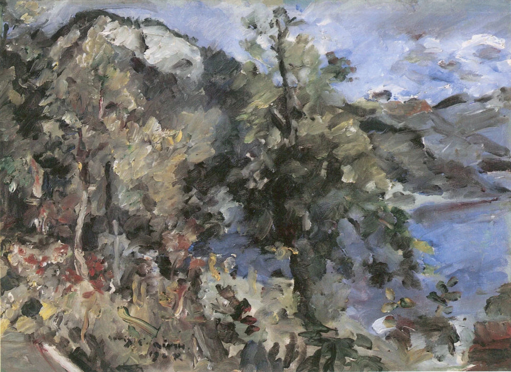 Der Jochberg am Walchensee - Lovis Corinth image 1 reproduction artisanale de tableau