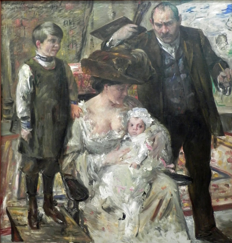 Der Künstler und seine Familie - Lovis Corinth
