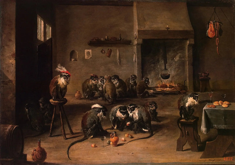 台所のサル - デイヴィッド・テニエール・ル・ジュヌ

Source:
Des singes dans la cuisine - David Teniers le Jeune