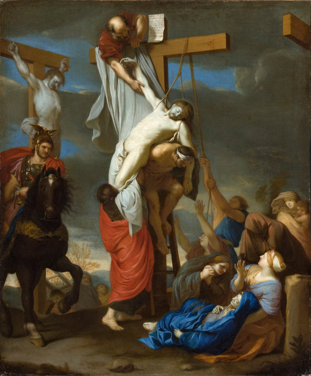 Descente de croix - Charles Le Brun image 1 reproduction d’œuvre d’art à l’huile