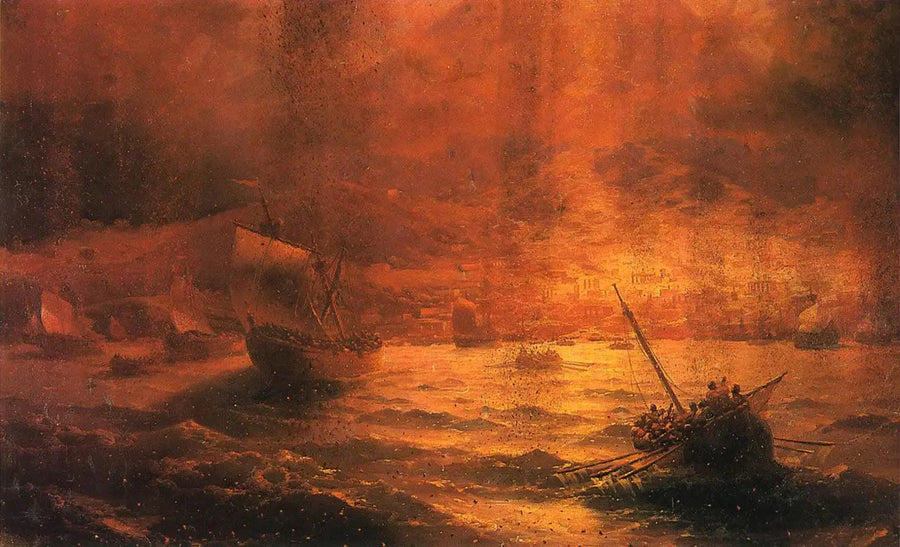 ポンペイの破壊 - イワン・アイヴァゾフスキー

Source:
Destruction de Pompéi - Ivan Aïvazovski