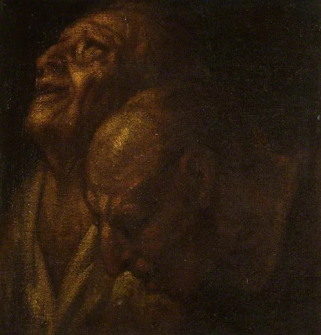 Deux études d'une tête masculine - Jacob Jordaens image 1 copie de tableau peinte à la main