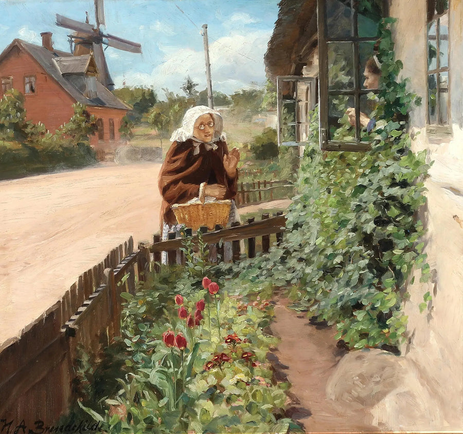 ウィンドウ越しに話す二人の女性 - H. A. Brendekilde

Source:
Deux femmes discutent à travers une fenêtre. - H. A. Brendekilde