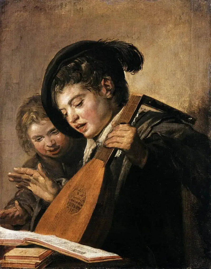 二人の少年が歌いながら遊んでいる - フランス・ハルス

Source:
Deux Garçons jouant et chantant - Frans Hals