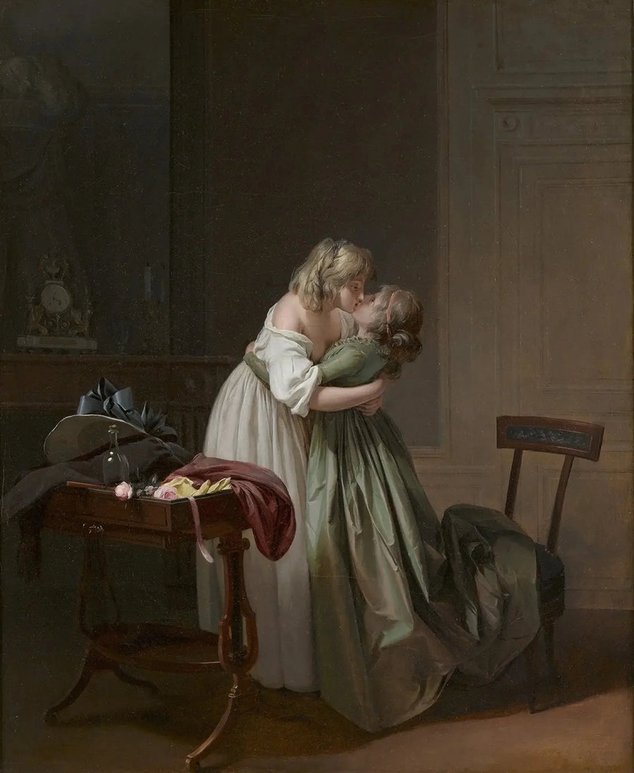 ルイ＝レオポルド・ボイリーによる若い女性二人のキス

Source:
Deux jeunes femmes s'embrassant - Louis-Léopold Boilly