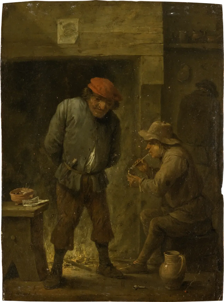 火のそばの二人の農民 - デヴィッド・テニエール・ル・ジュヌ

Source:
Deux paysans au coin du feu - David Teniers le Jeune