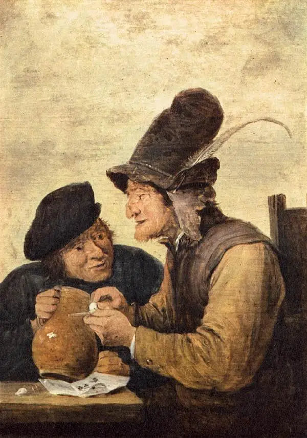 二人の農民（喫煙者と飲酒者） - デイヴィッド・テニエール・ル・ジュヌ

Source:
Deux paysans (fumeur et buveur) - David Teniers le Jeune