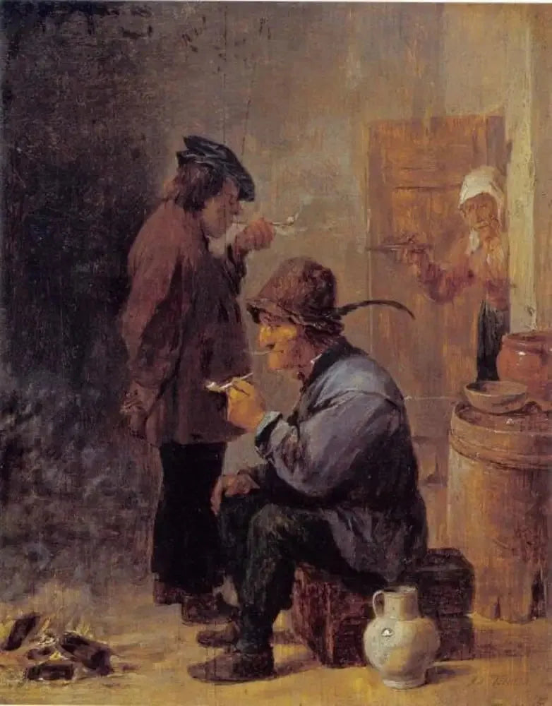 炭火の前で煙を吸う二人の農民 - デイヴィッド・テニエール・ル・ジュヌ

Source:
Deux paysans fumeurs au feu de charbon - David Teniers le Jeune