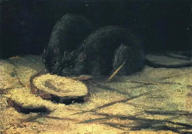 二匹のネズミ - Vincent van Gogh
