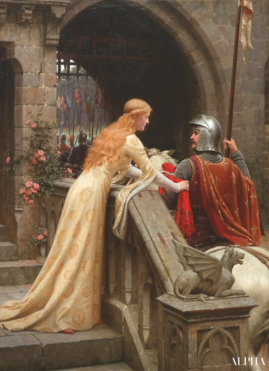 Dieu te protège, 1900 - Edmund Leighton - Reproductions de tableaux et peintures haut de gamme