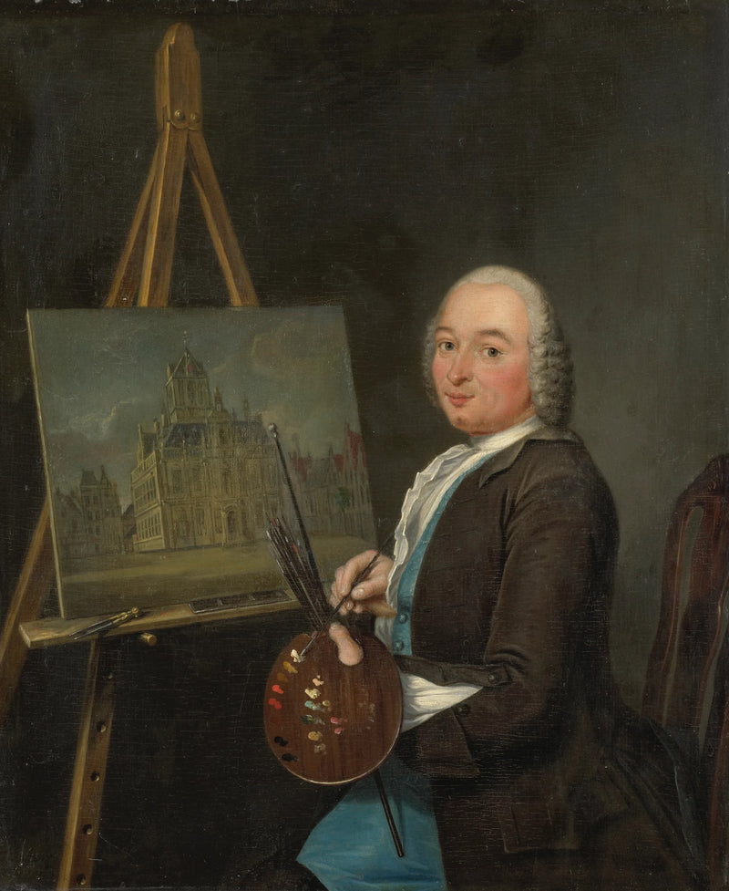 Dix janvier Compe (1713-61). Peintre et marchand d'art à Amsterdam - Tibout Regters