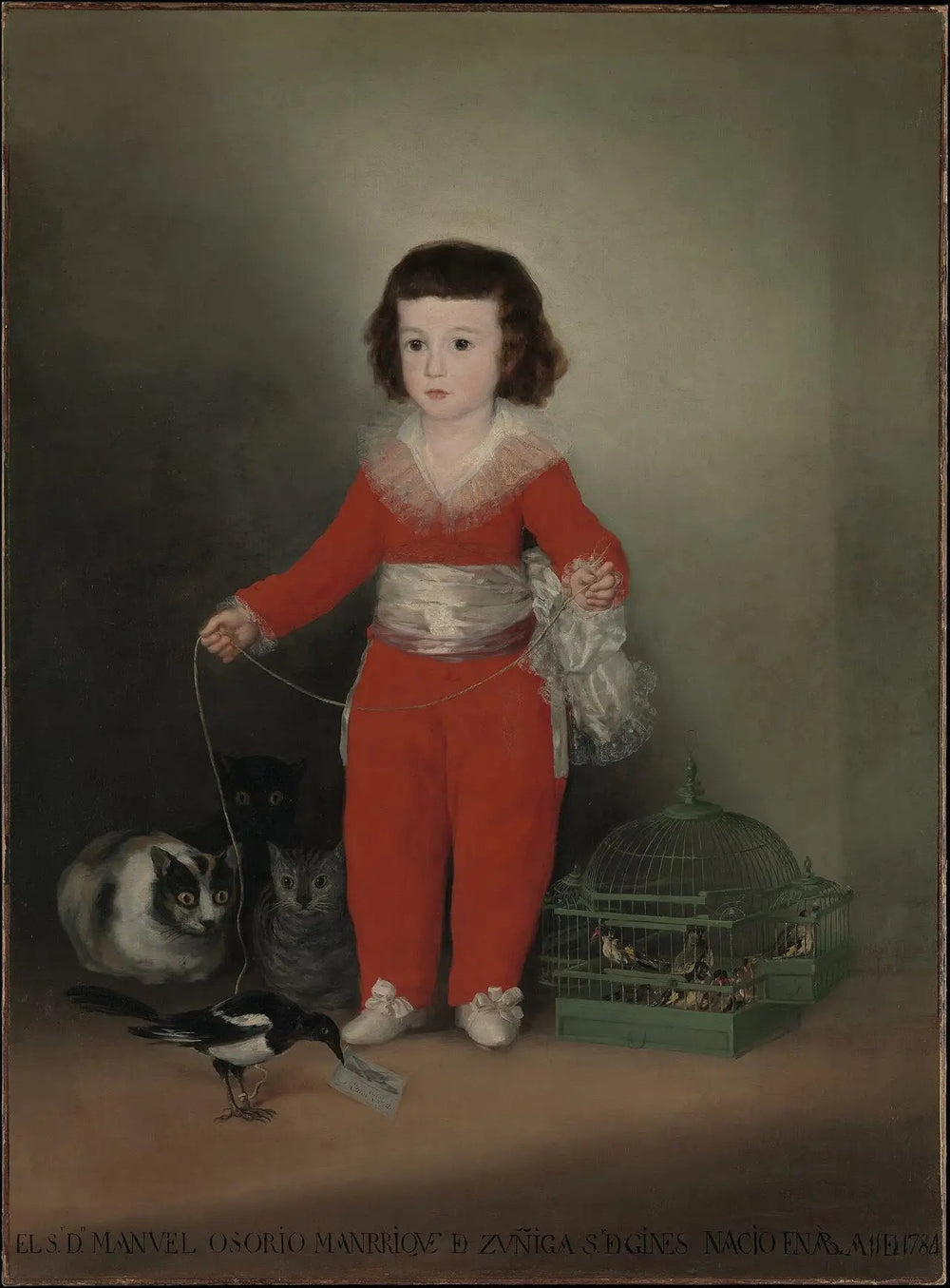 Don Manuel Osorio de Zuniga - Francisco de Goya image 1 copie de tableau peinte à la main
