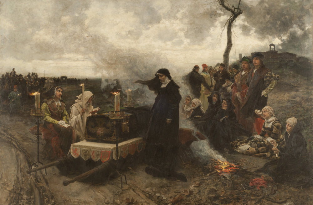 Doña Juana la loca - Francisco Pradilla y Ortiz image 1 tableau peint à l’huile sur toile