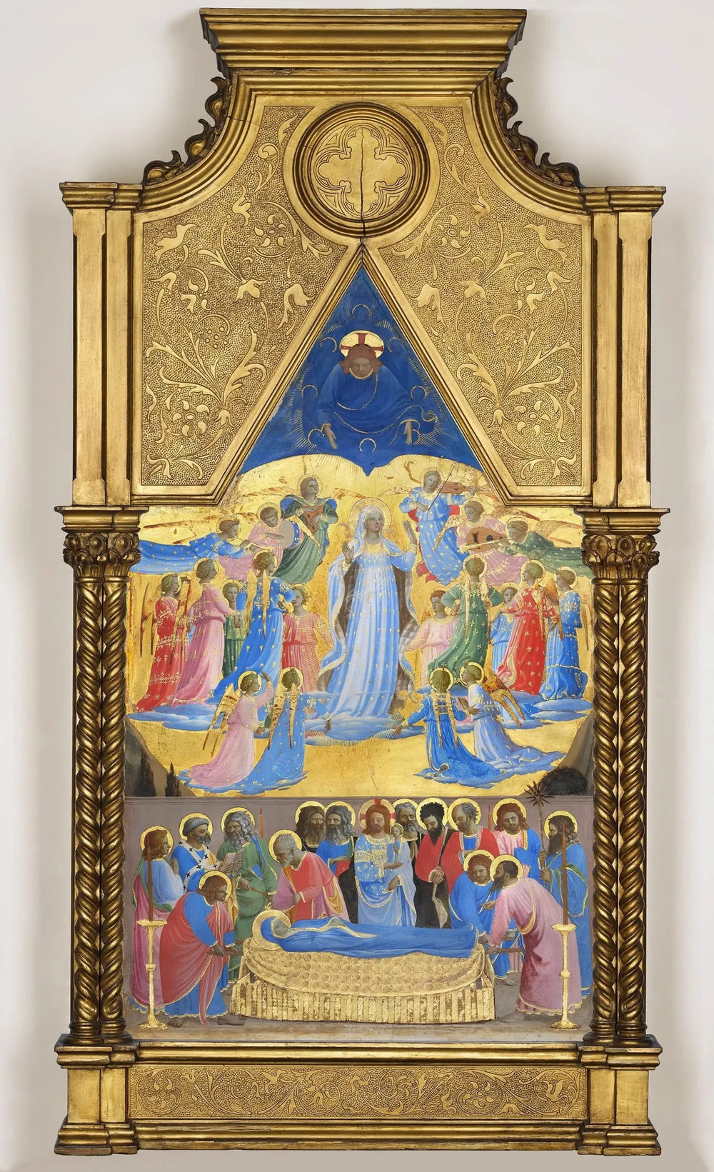 Dormition et Assomption de la Vierge - Fra Angelico image 1 copie de tableau peinte à la main