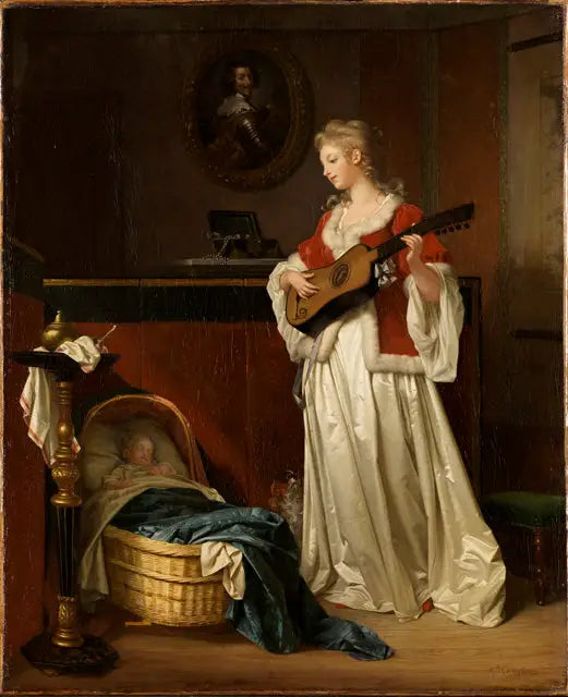 「私の子供よ、眠りなさい」 - ジャン＝オノレ・フラゴナール