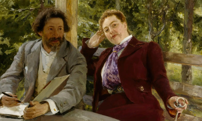 ナタリア・ノルドマンとイリヤ・レーピンの二重肖像画 - イリヤ・レーピン

Source:
Double portrait de Natalia Nordmann et Ilya Repin - Ilya Repin