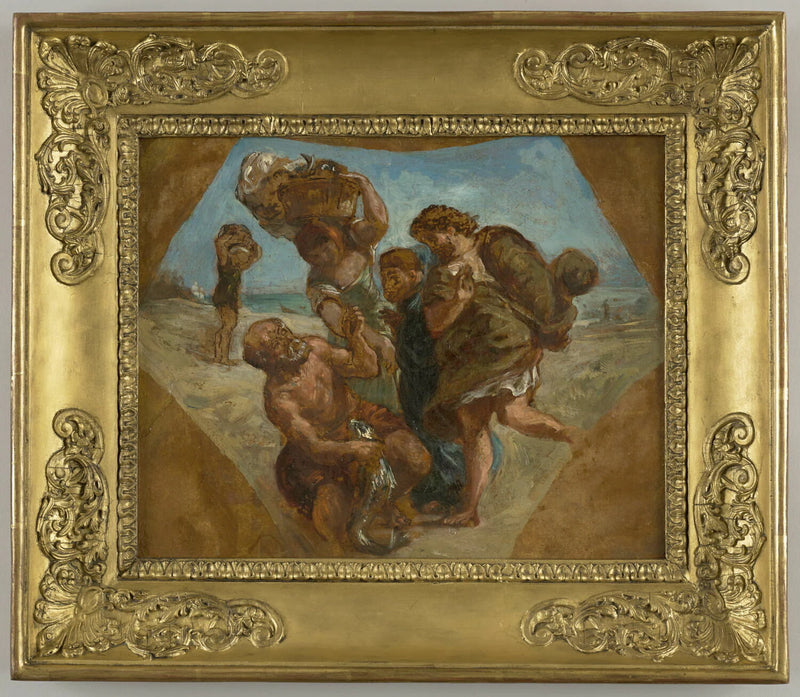 La Drachme du tribut - Eugène Delacroix