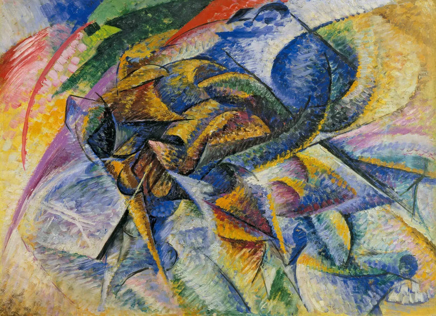 自転車選手のダイナミズム - ウンベルト・ボッチョーニ

Source:
Dynamisme d'un cycliste - Umberto Boccioni