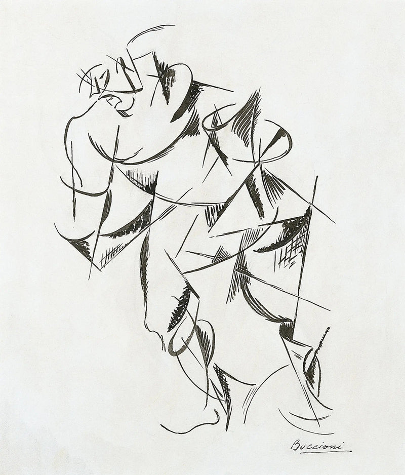 人間の体のダイナミズム：ボクサー - ウンベルト・ボッチョーリ

Source:
Dynamisme du corps humain : Boxer - Umberto Boccioni