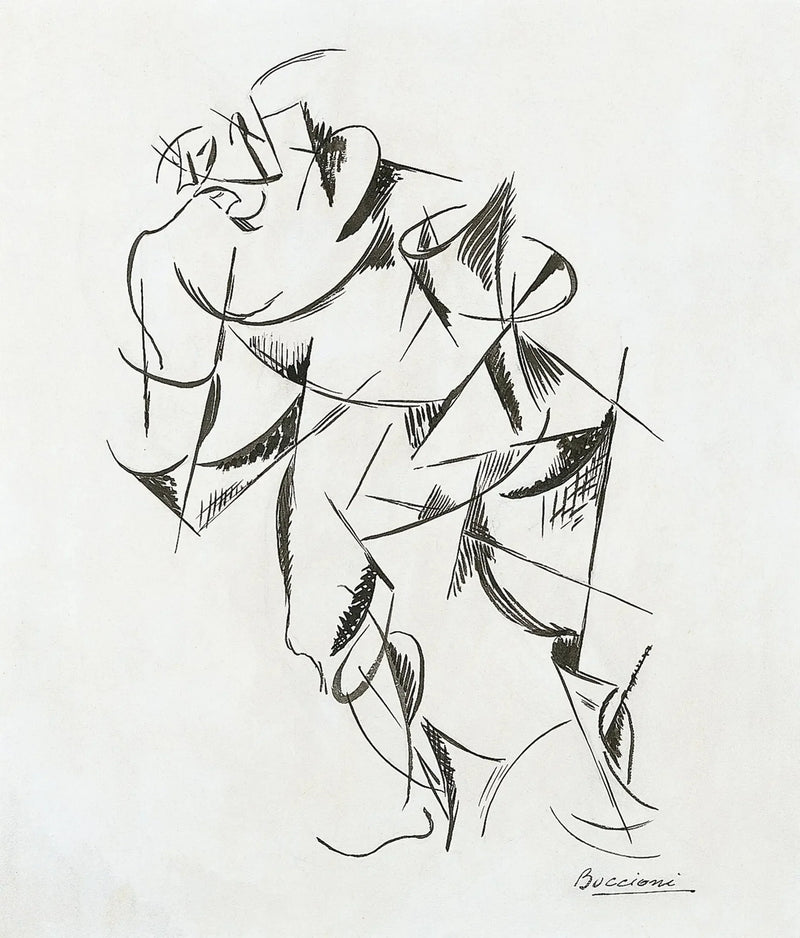人間の体のダイナミズム：ボクサー - ウンベルト・ボッチョーリ

Source:
Dynamisme du corps humain : Boxer - Umberto Boccioni