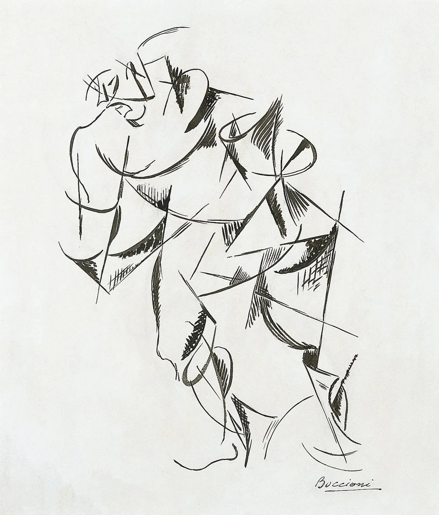人間の体のダイナミズム：ボクサー - ウンベルト・ボッチョーリ

Source:
Dynamisme du corps humain : Boxer - Umberto Boccioni