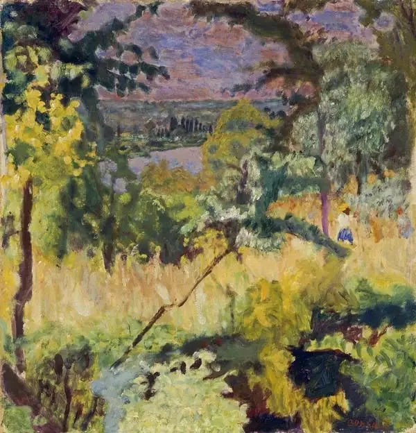 Échappée sur la rivière, Vernon - Pierre Bonnard image 1 reproduction artisanale de tableau