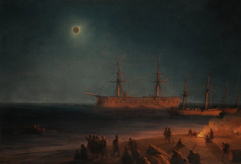 フェオドシアの日食 - イワン・アイヴァゾフスキー

Source:
Éclipse solaire à Feodosia - Ivan Aïvazovski